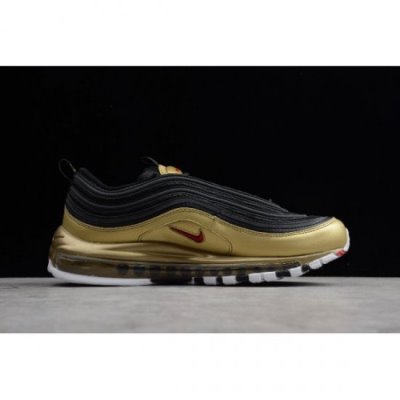 Nike Air Max 97 Qs Siyah / Metal Altın / Kırmızı Koşu Ayakkabısı Türkiye - 3DL7LAAS